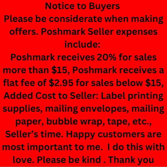 Notice to Buyers - Picture 1 of 1